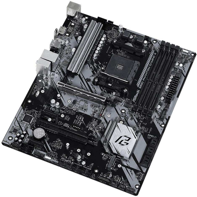 Материнська плата AsRock B550 Phantom Gaming 4 (B550 Phantom Gaming 4) (Socket AM4, AMD B550, Micro-ATX) - изображение 3