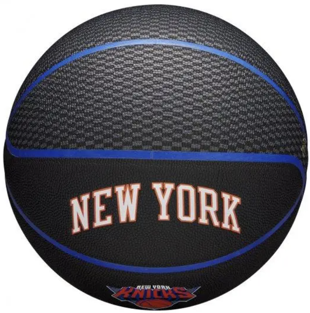 Баскетбольный мяч Wilson NBA Team New York, размер 7, синтетическая кожа.(OB_72C3C830E8F9) - изображение 3