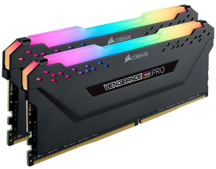 Модуль пам'яті Corsair DDR4 16Gb (2x8) Vengeance RGB Pro Black Модуль пам'яті Corsair DDR4 16Gb (2x8) Vengeance RGB Pro Black