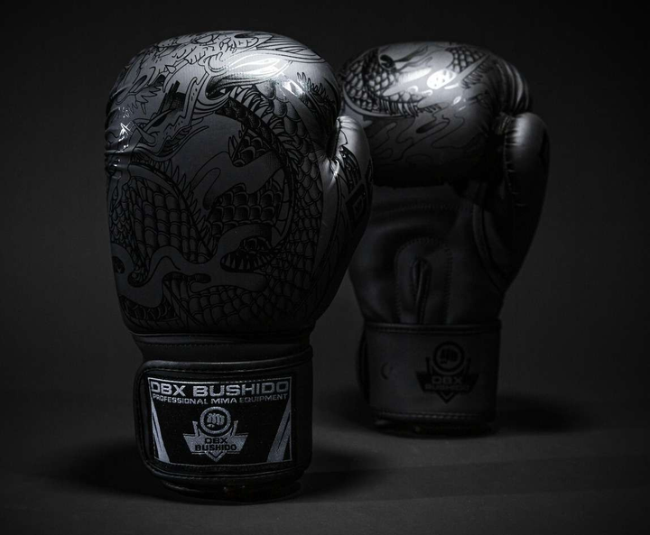 Боксерські рукавички Bushido Black Dragon B-2v18 розмір 8 oz Black (5904639190321) - зображення 12