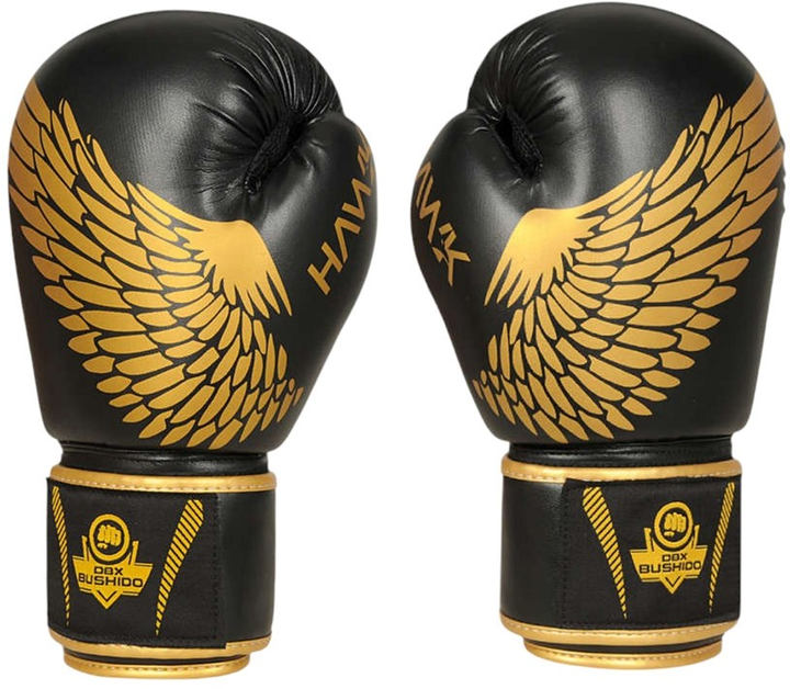 Rękawice bokserskie Bushido HAWK B-2v17 rozmiar 12 oz Black (5904639190222) - obraz 6