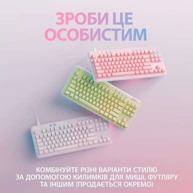 Клавиатура Logitech G713 TKL RGB GX Tactile Off-White (920-010422) - изображение 7