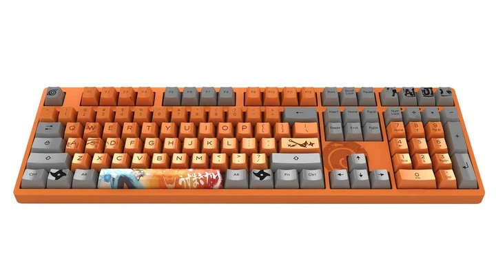 Клавіатура Akko 3108 V2 Naruto CS Pink V2 Orange (6925758683456) - Фото 2 Клавіатура Akko 3108 V2 Naruto CS Pink V2 Orange (6925758683456) - изображение 2