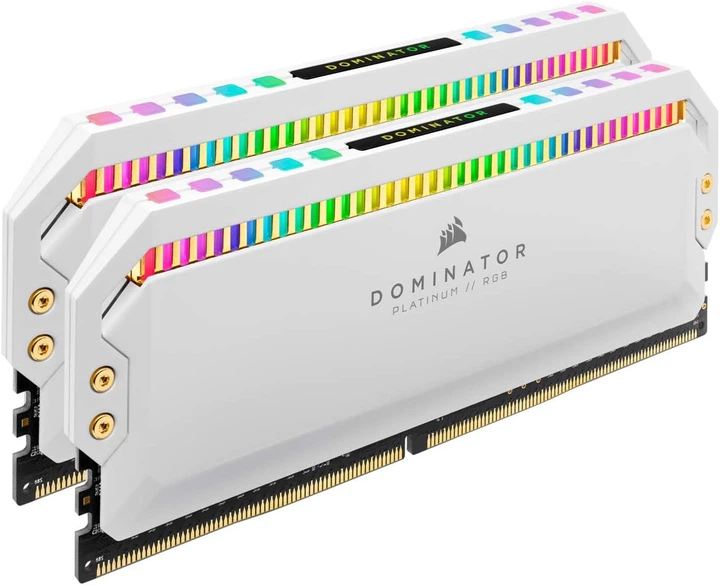 Оперативна пам'ять Corsair DDR4-3600 16384MB PC4-28800 (Kit of 2x8192) Dominator Platinum RGB White (CMT16GX4M2C3600C18W) - зображення 3