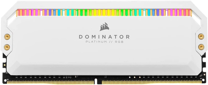 Оперативна пам'ять Corsair DDR4-3600 16384MB PC4-28800 (Kit of 2x8192) Dominator Platinum RGB White (CMT16GX4M2C3600C18W) - зображення 4