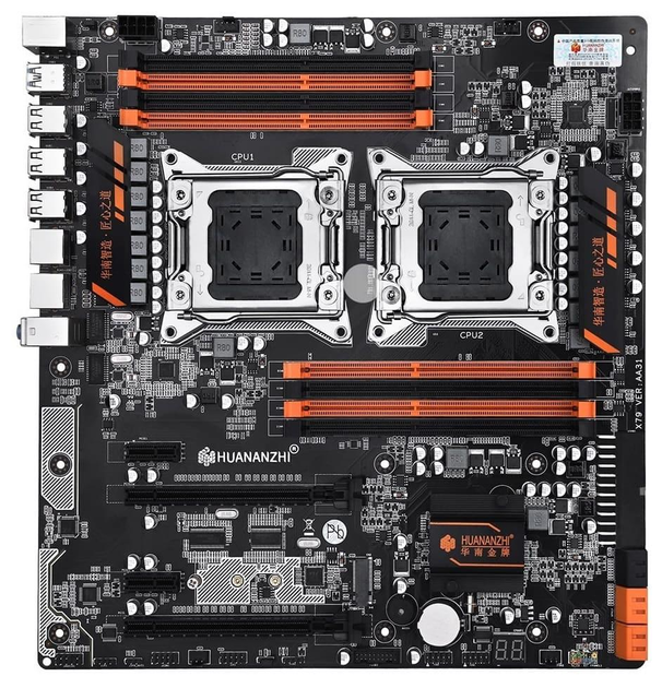 Материнська плата Huananzhi X79 DUAL-8D (X79 DUAL-8D) (s2011, Intel X79, E-ATX) - изображение 1
