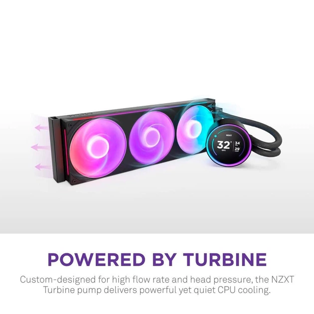 СВО NZXT Kraken Elite RGB 360mm Black (RL-KR36E-B2) - Фото 5 СВО NZXT Kraken Elite RGB 360mm Black (RL-KR36E-B2) - зображення 5