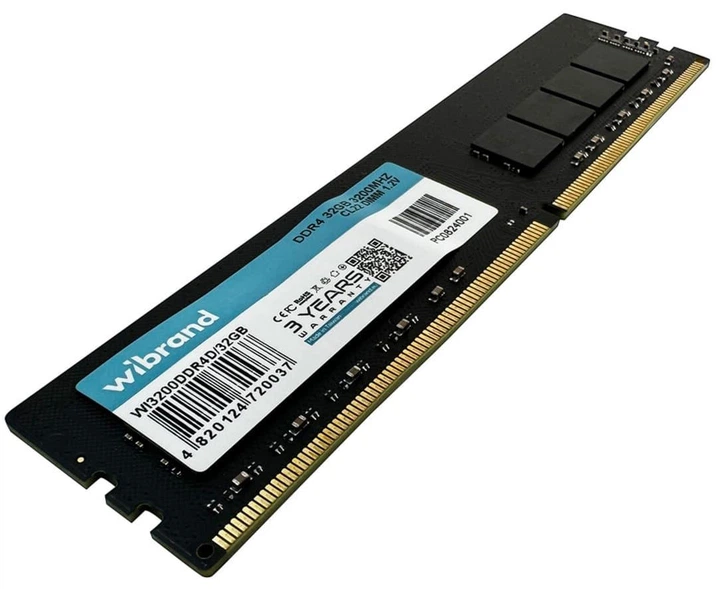 Модуль пам'яті Wibrand DDR4 32GB 3200MHz CL22 (WI3200DDR4D/32GB) - Фото 2 Модуль пам'яті Wibrand DDR4 32GB 3200MHz CL22 (WI3200DDR4D/32GB) - зображення 2