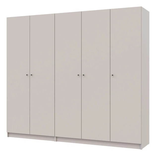 Комплект шаф для одягу Doros Промо (2 шт.) 225х48х204 см Кашемір (DRS-011212) - Фото 3 Комплект шаф для одягу Doros Промо (2 шт.) 225х48х204 см Кашемір (DRS-011212) - зображення 3