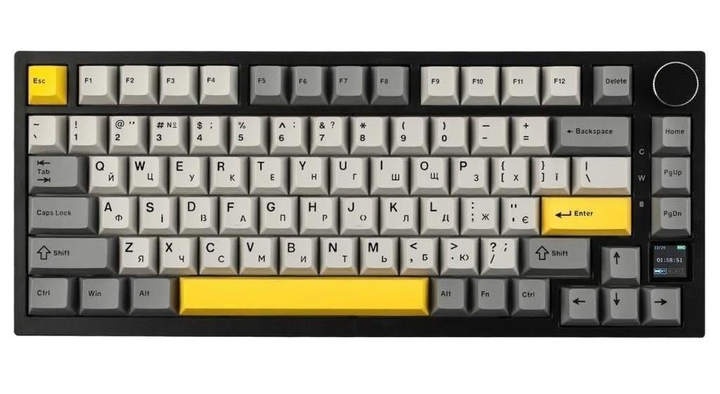 Клавіатура Epomaker AK820 Pro Gift Switch Black (AK820-PRO-BG) - зображення 1