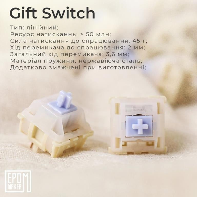 Клавіатура Epomaker AK820 Pro Gift Switch Black (AK820-PRO-BG) - зображення 11