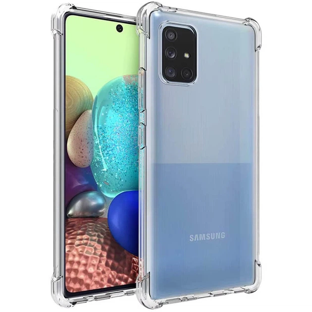 Чехол Epik Ease с усиленными углами для Samsung Galaxy A71 Бесцветный (прозрачный) - Фото 1 Чехол Epik Ease с усиленными углами для Samsung Galaxy A71 Бесцветный (прозрачный) - изображение 1