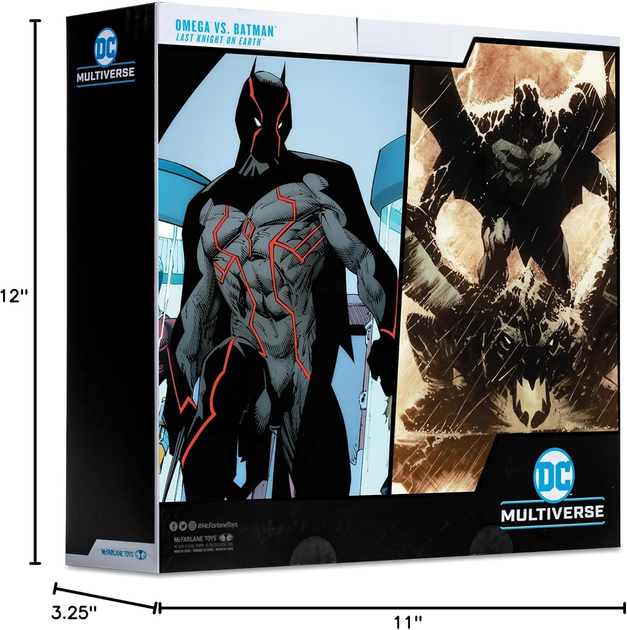 Figurki Mcfarlane Toys Gold Label Collection DC Multiverse Omega vs Batman 18 cm (0787926157437) - obraz 10