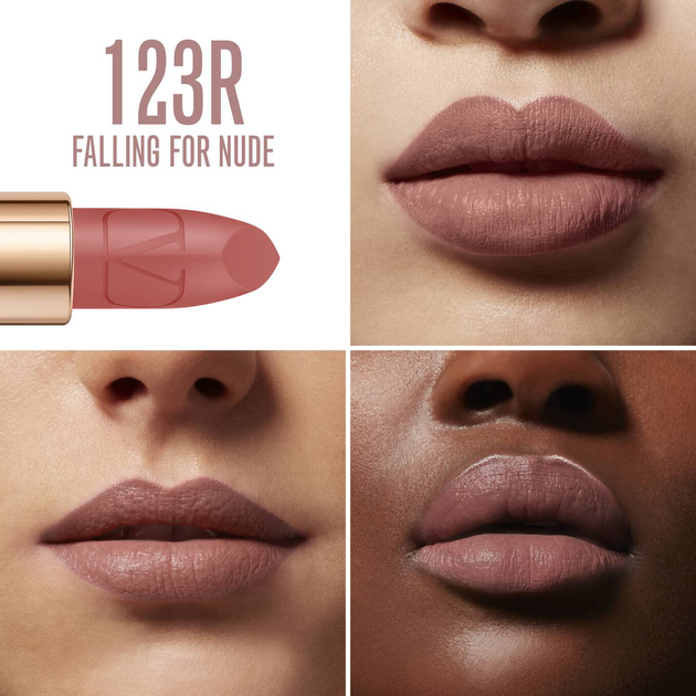 Szminka Valentino Rosso Valentino matowa 123R Falling for Nude 3.4 g (3614273665230) - obraz 3