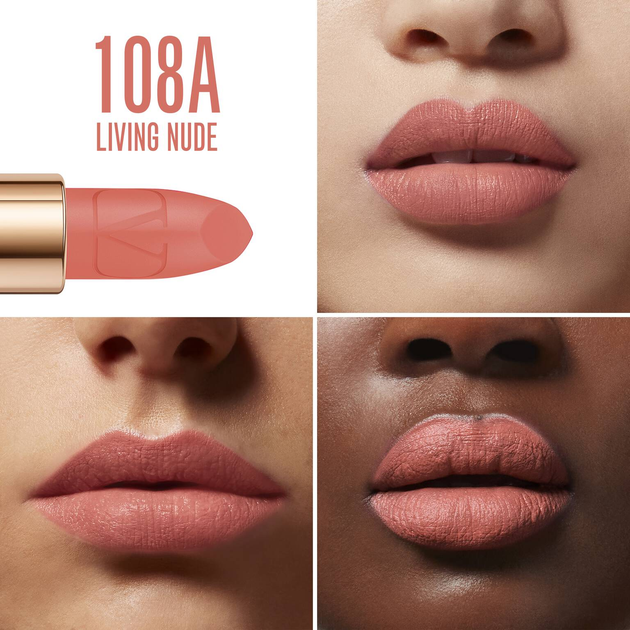 Szminka Valentino Rosso Valentino matowa 108A Living Nude 3.4 g (3614273665667) - obraz 3