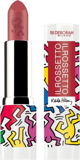 Помада для губ Deborah Il Rossetto Keith Haring зволожуюча 02 Nude Rose 4.3 г (8009518328134) - зображення 1