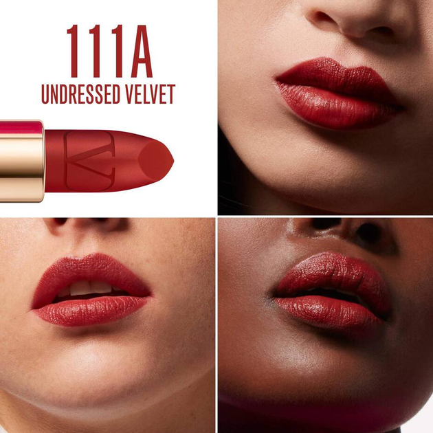 Szminka Valentino Rosso Valentino matowa 111A Undressed Velvet 3.4 g (3614273229210) - obraz 3