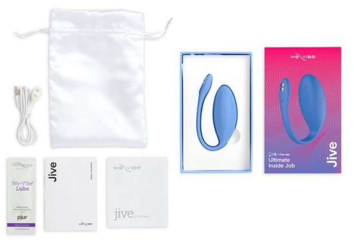 Вибратор We-Vibe Jive цвет голубой (22152008000000000) - изображение 14