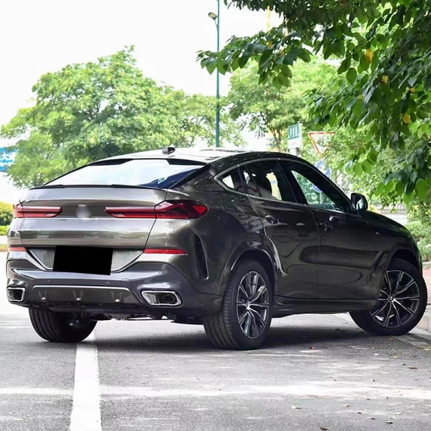 Спойлер крышки багажника для BMW X6 G06 (2019-), Сухой карбон V3, стильный спойлер для BMW X6 - изображение 2