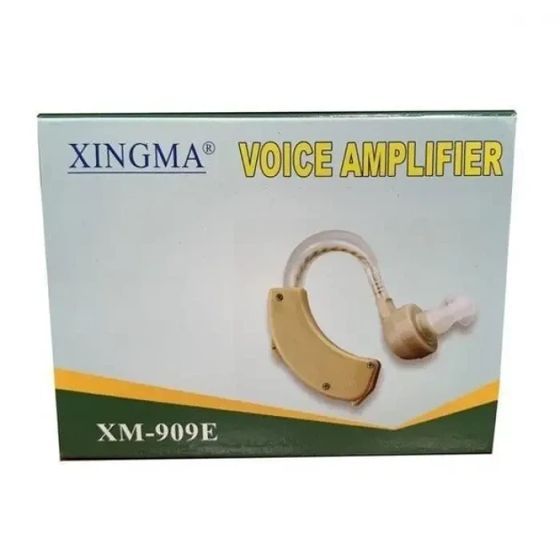 Слуховий апарат Xingma XM-909E заушний підсилювач слуху Повний комплект - зображення 7
