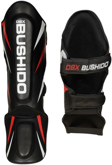 Захист гомілки та стопи Bushido SP-10v2 M Black/Red (5902539014501) - зображення 2