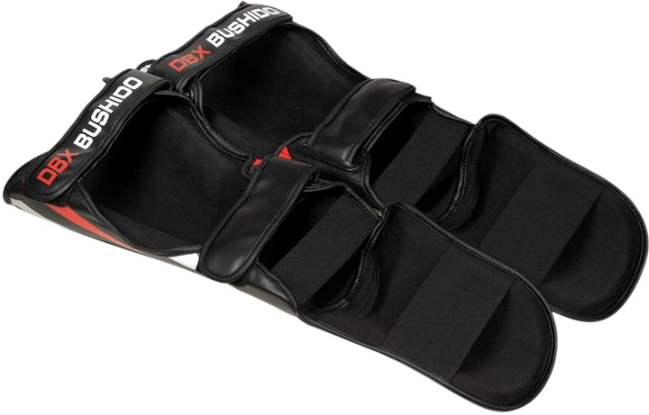 Ochraniacze piszczele i stopy Bushido SP-10v2 M Black/Red (5902539014501) - obraz 3