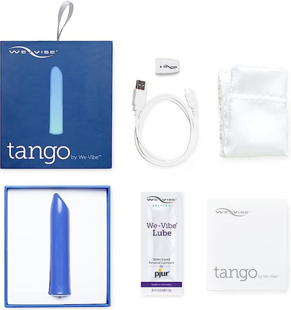 Вибратор Standard Innovation We-Vibe Tango USB цвет голубой (08500008000000000) - изображение 6