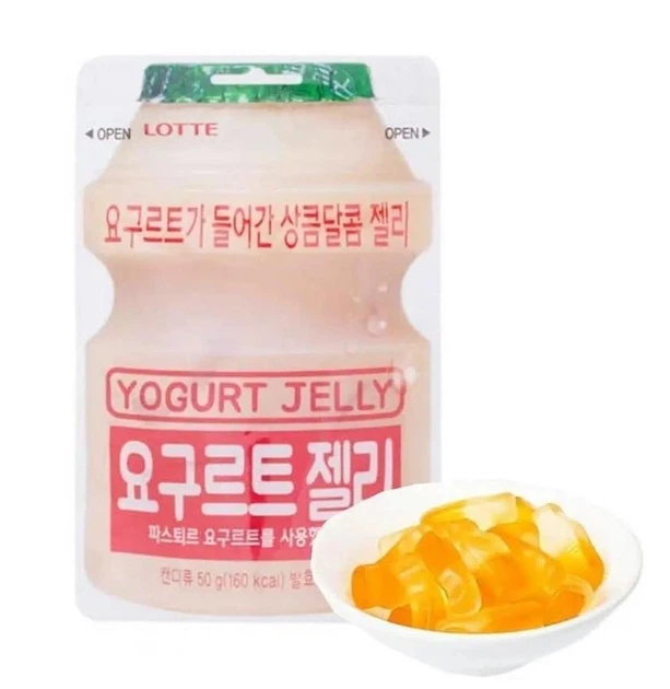 Жевательные конфеты Lotte Yogurt Jelly Gummy Candy 50г - изображение 2