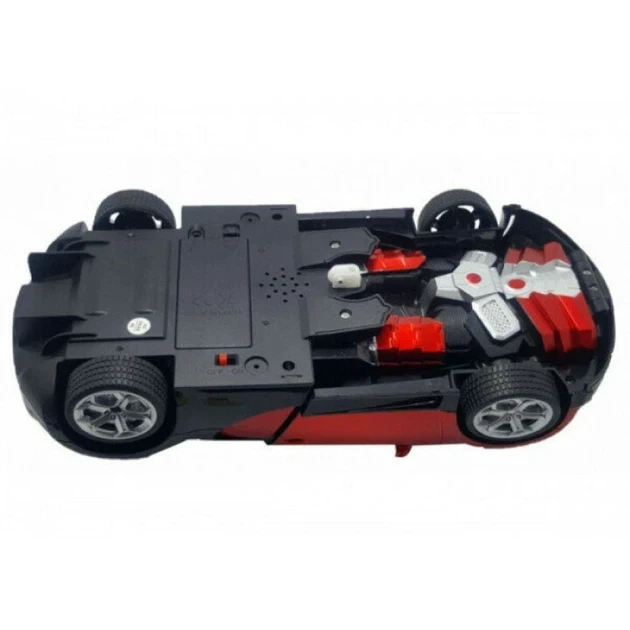 Машинка Трансформер Bugatti Robot Car Червона - Фото 4 Машинка Трансформер Bugatti Robot Car Червона - зображення 4
