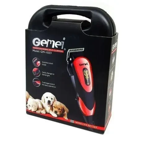 Профессиональная машинка для стрижки кошек, собак Pro Gemei GM-1023 - изображение 2
