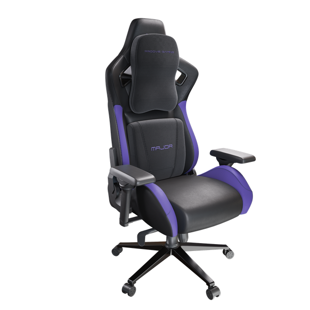 Крісло для геймерів Proove Gaming Major Black/Purple - зображення 2