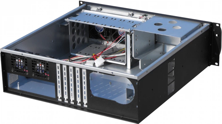 Шафа серверна Gembird 19'' 3U 430x450 Black (19CC-3U-01) - зображення 4