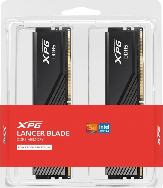 Pamięć RAM ADATA DDR5-6000 32768MB PC5-48000 (Kit of 2x16384) XPG Lancer Blade Black (AX5U6000C4816G-DTLABBK) - obraz 5