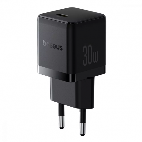 Сетевое зарядное устройство Baseus Palm Fast Charger Type-C 30W Black (P10111605113-00) - Фото 1 Сетевое зарядное устройство Baseus Palm Fast Charger Type-C 30W Black (P10111605113-00) - изображение 1