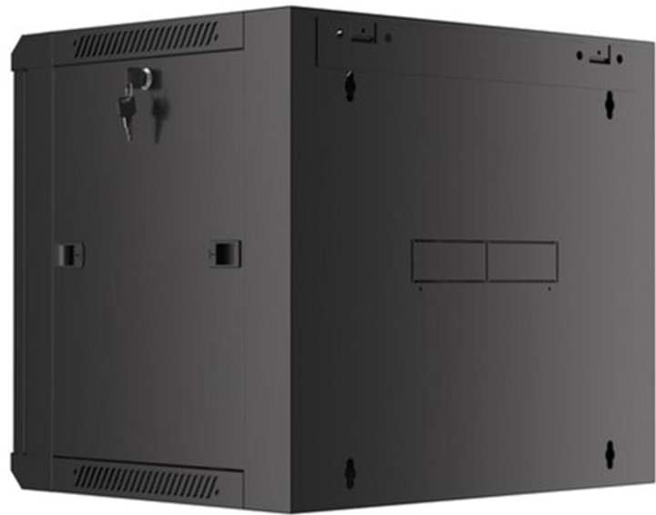 Szafa wisząca serwerowa Lanberg 19" 9U 570x450 Black (WFFA-5409-10B) - obraz 5