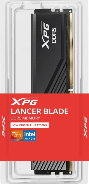 Оперативна пам'ять ADATA DDR5-5600 32768MB PC5-44800 XPG Lancer Blade Black (AX5U5600C4632G-SLABBK) - зображення 3