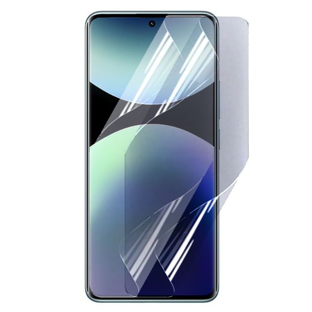 Противоударная гидрогелевая пленка Hydrogel Film для Xiaomi Redmi Note 14 Pro+ 5g, Transparent - Фото 1 Противоударная гидрогелевая пленка Hydrogel Film для Xiaomi Redmi Note 14 Pro+ 5g, Transparent - изображение 1