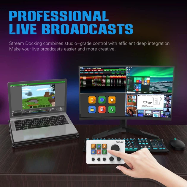 Міні-клавіатура консольна панель Mirabox N3 StreamDeck Global