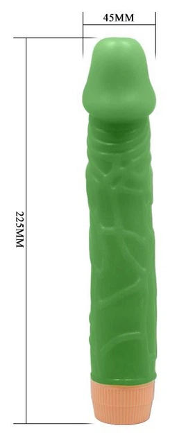Вибратор Baile Waves Of Pleasure Fantasy Vibe Green (03928000000000000) - изображение 6