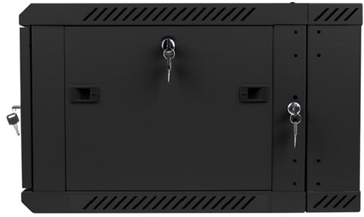 Szafa wisząca serwerowa Lanberg 19" 6U 600x600 Black (WF02-6606-10B) - obraz 5