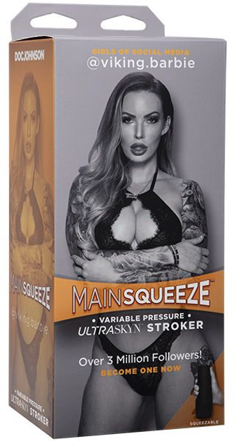 Мастурбатор Doc Johnson Main Squeeze, Girls of Social Media - @viking.barbie Pussy (21917000000000000) - изображение 9