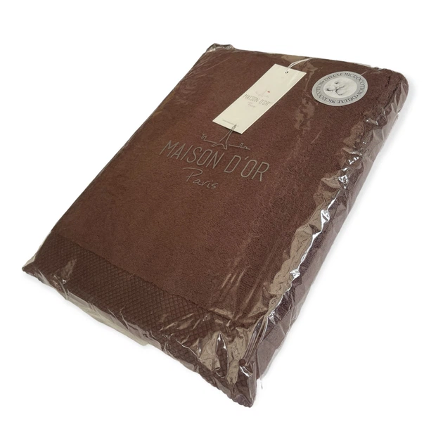 Полотенце Maison Dor Artemis Brown микрокоттон 85-150 см коричневое - изображение 6