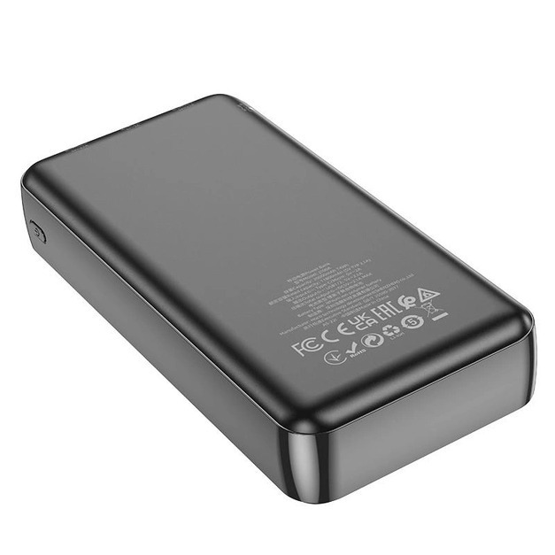 Павербанк HOCO J100A 20000mAh 2USB/Type-C Черный - изображение 3