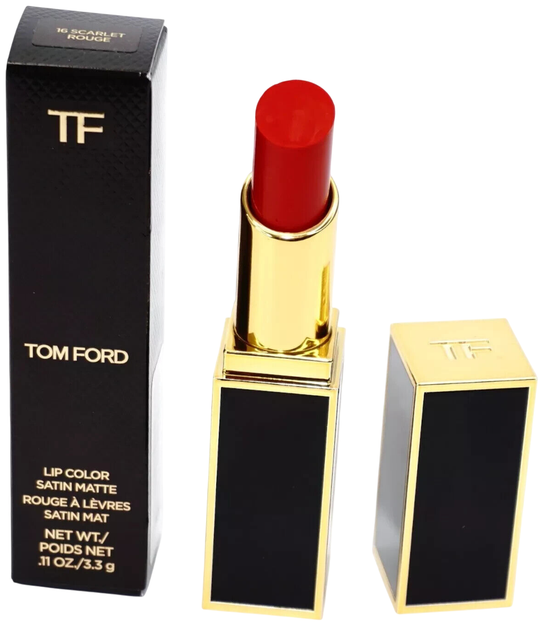 Помада для губ Tom Ford Lip Color Satin Matte 16 Scarlet Rouge 3.3 г (888066106078) - зображення 1