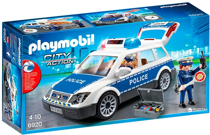 Klocki Playmobil Radiowóz policyjny (4008789069207) - obraz 4