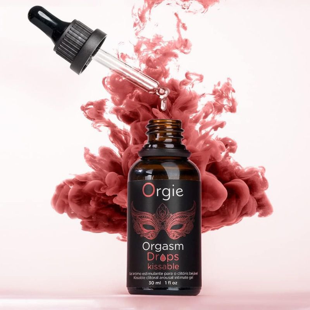 Возбуждающие капли для клитора Orgie Orgasm Drops Kissable со вкусом яблока и корицы, 30 мл (21618000000000000) - изображение 2
