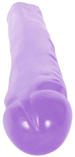 Фаллоимитатор Doc Johnson Crystal Jellies Classic 10 inch цвет сиреневый (08656009000000000) - изображение 3