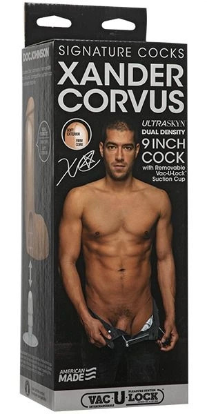 Фаллоимитатор Doc Johnson Signature Cocks - Xander Corvus 9" Ultraskyn Cock with Removable Vac-U-Lock Suction Cup (21921000000000000) - изображение 9