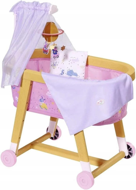 Kołyska łóżeczko dla lalek Baby born Zapf Creation 829981 (4001167829981) - obraz 4