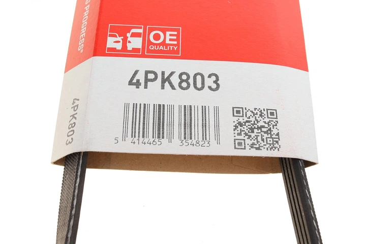 Ремінь генератора Fiat Sedici/Honda Civic/Kia Pride/Opel Omega B 1.6-4.4 88-14 4PK803 GATES - зображення 6
